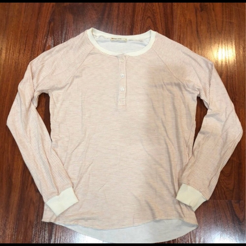 Marine Layer Henley striped top